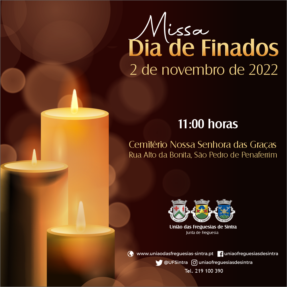 Missa do Dia de Finados no Cemitério da Nossa Senhora das Graças em São Pedro de Sintra